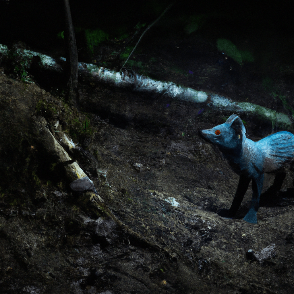 [Photo: A hidden camera captures a mysterious nocturnal creature in the dense forest.] Sigma 85 mm f/1.4. No text.. Sigma 85 mm f/1.4. No text.