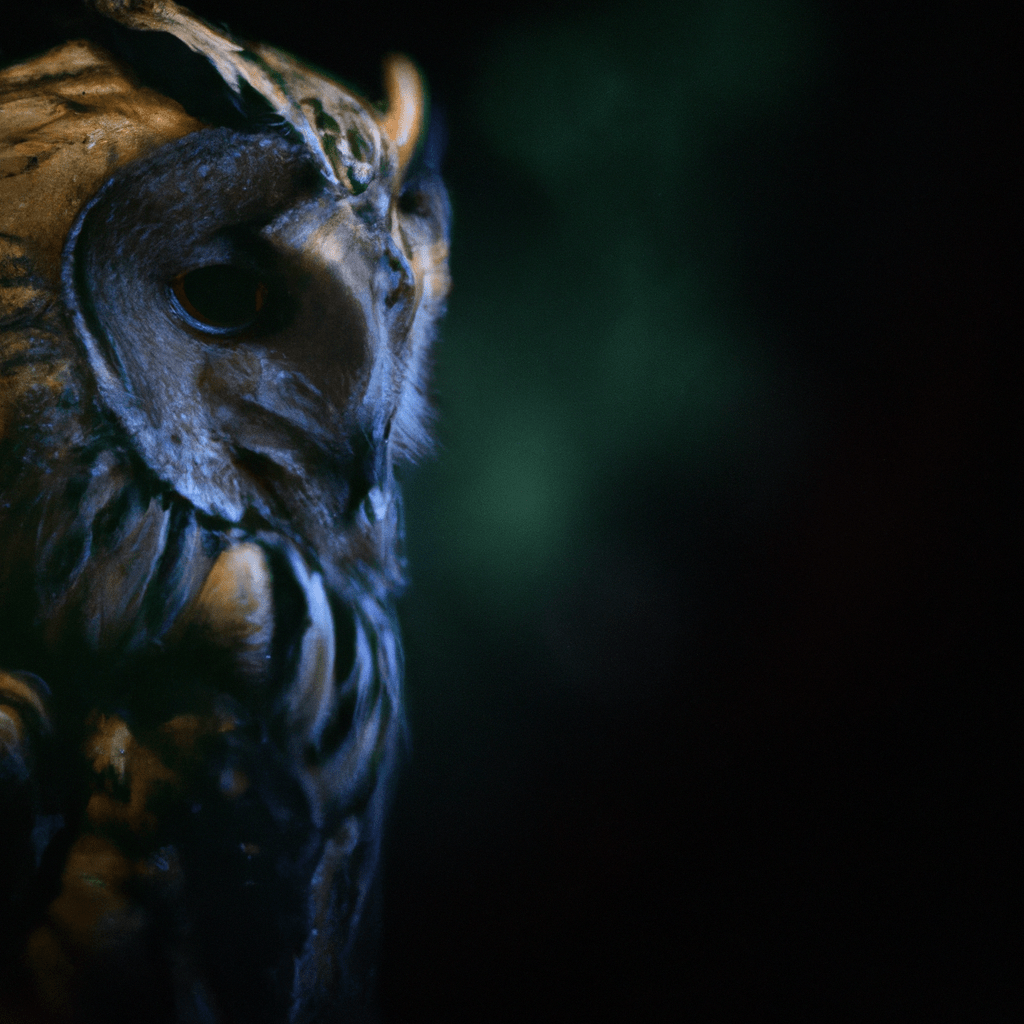 A photo of a majestic owl gliding through the night, capturing the essence of their secretive and elusive lifestyle.. Sigma 85 mm f/1.4. No text.