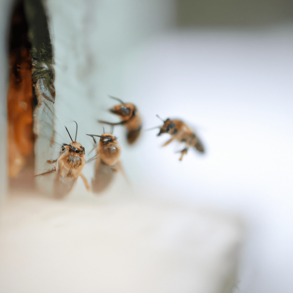 4 - [A photo capturing long-tongued honeybees in Northern Europe adapting to the challenging winter climate. Sigma 85 mm f/1.4].. Sigma 85 mm f/1.4. No text.