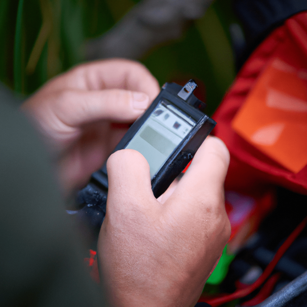 A person conducting a battery and memory card check on a trail camera. Sigma 85 mm f/1.4. No text.. Sigma 85 mm f/1.4. No text.
