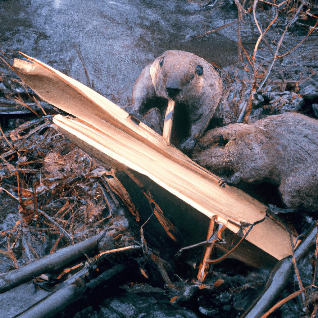 2 - [Image: Close up of a beaver family building a dam, captured by a wildlife camera trap]. Nikon 70-200 mm f/2.8. Witness the engineering skills of beavers in action. Amazing shot!. Sigma 85 mm f/1.4. No text.