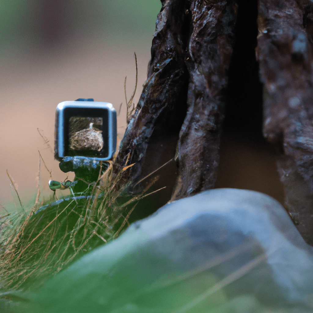 2 - [A Bunatý GSM camera trap in action, capturing wildlife in its natural habitat.]. Sigma 85 mm f/1.4. No text.