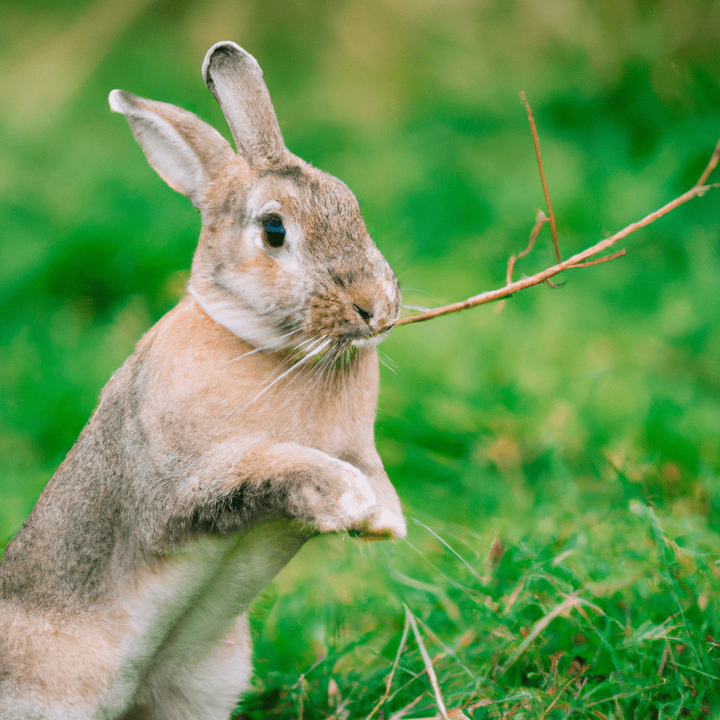 A photo capturing a clever rabbit using its unique defensive tactic to outsmart predators and ensure its survival in the wild. Sigma 85 mm f/1.4. No text.. Sigma 85 mm f/1.4. No text.