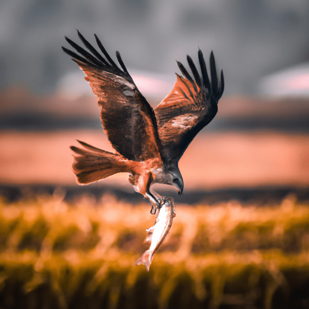 3 - [A captivating photo capturing a kite's ability to dig through the wilderness, showcasing its incredible survival skills.]. Nikon D850. Sigma 85 mm f/1.4.. Sigma 85 mm f/1.4. No text.