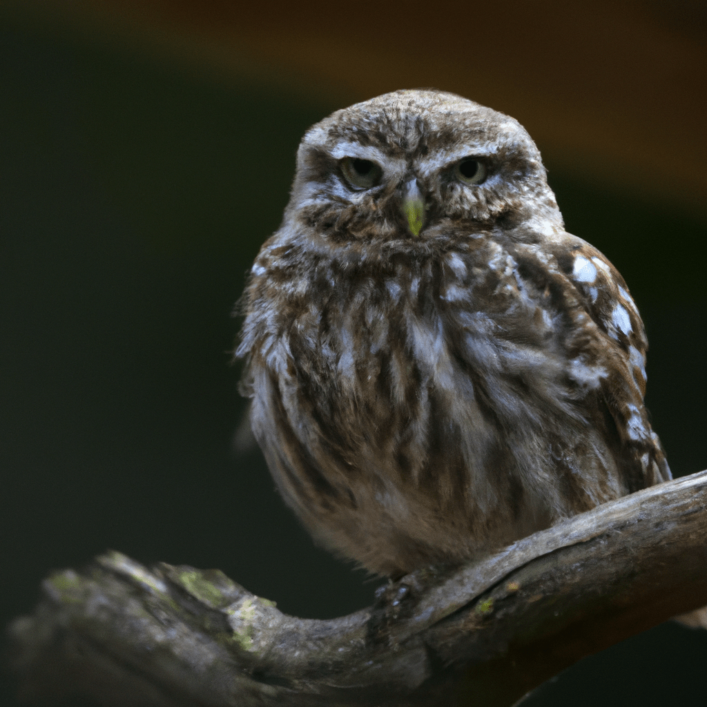 6 - A close-up of a little owl perched on a branch, showcasing its adorable appearance and adaptability to various environments. Canon 70-200 mm f/2.8. No text. Sigma 85 mm f/1.4. No text.. Sigma 85 mm f/1.4. No text.