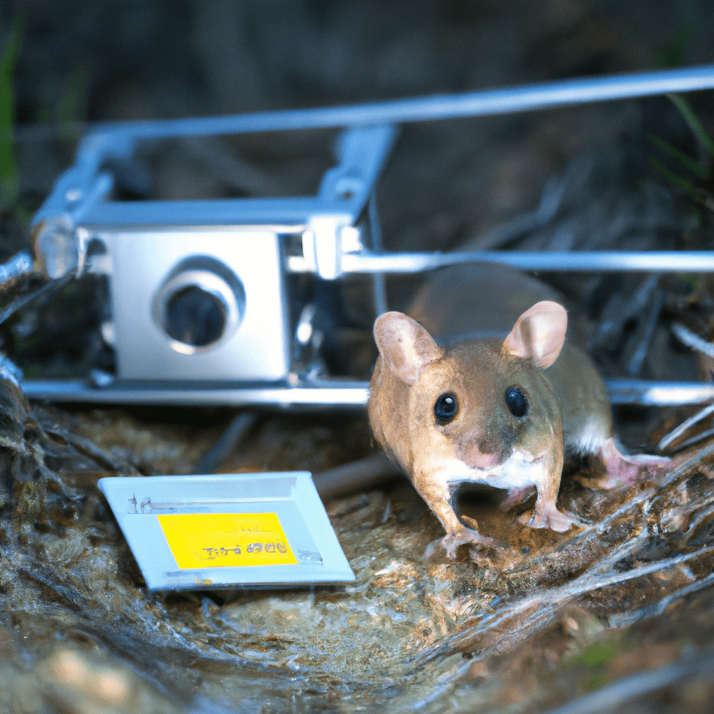 [Photo: A mouse caught on a camera trap, providing valuable insights into its adaptation to climate change.]. Sigma 85 mm f/1.4. No text.