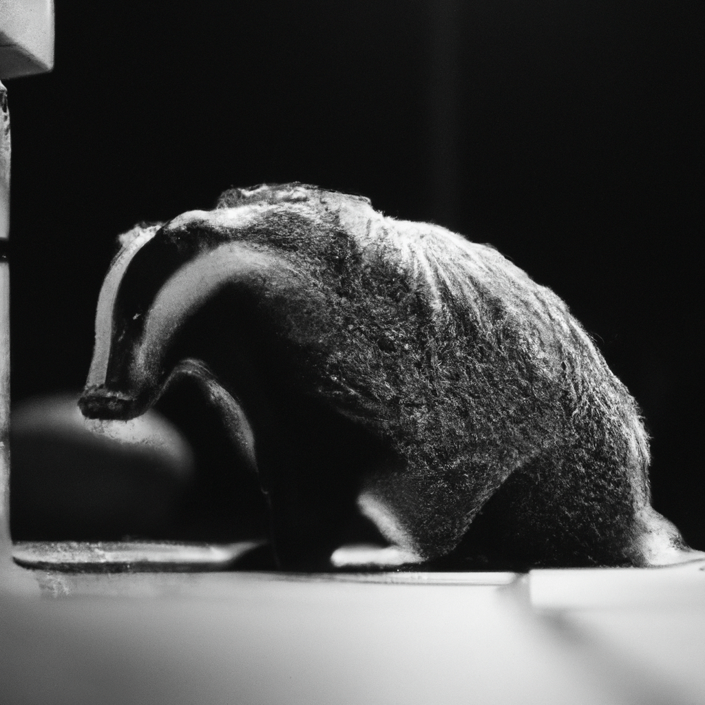 3 - [Title: Night-time Challenges]
Description: A photo capturing the struggles of a brave badger as it navigates the dangers of the nocturnal wilderness, showcasing its adaptability and defensive skills in the face of predators. Sigma 85 mm f/1.4. No text.. Sigma 85 mm f/1.4. No text.