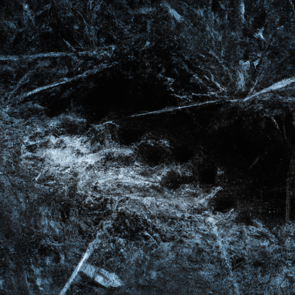 A close-up shot of a wildlife trail captured by a camouflage photo trap with impressive night vision capabilities.. Sigma 85 mm f/1.4. No text.