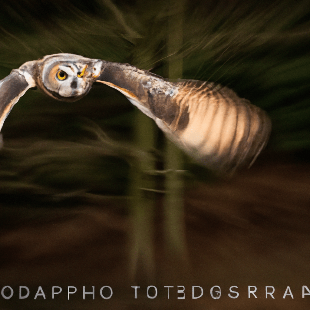 2 - A captivating photo captured by a discreet wildlife camera showcasing a owl in flight, skillfully targeting its prey. Witnessing the owl's precise hunting abilities and silent flights is truly mesmerizing. Canon 70-200mm f/2.8. Sigma 85 mm f/1.4. No text.. Sigma 85 mm f/1.4. No text.