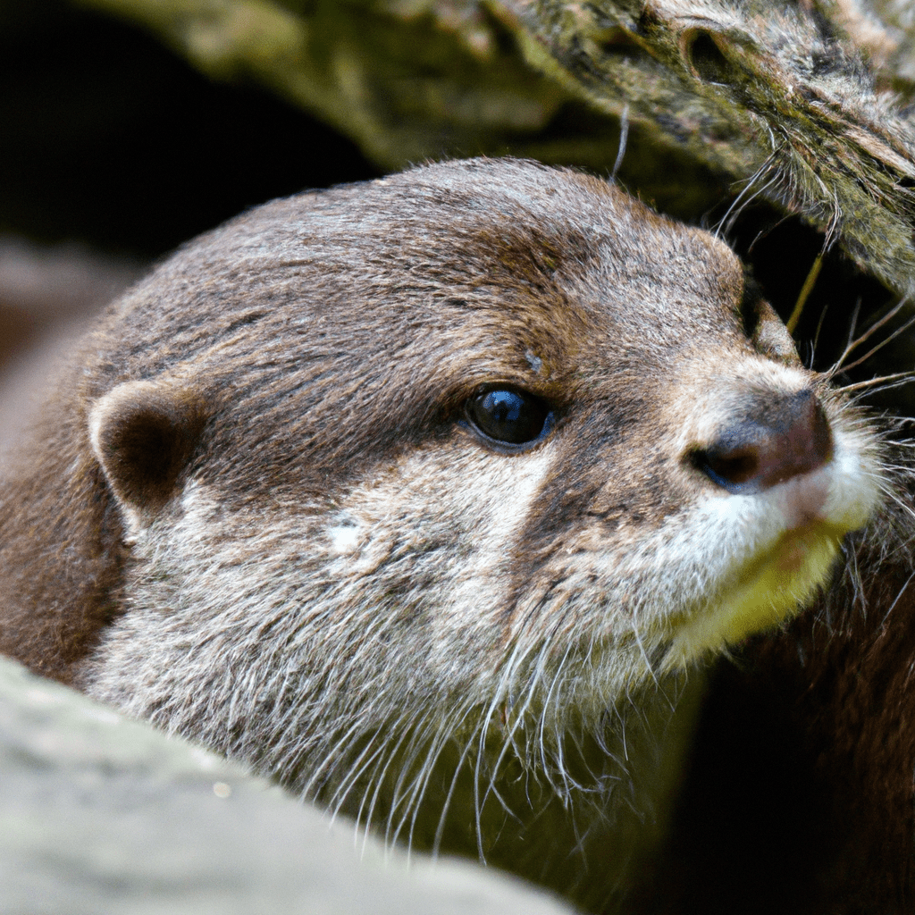 2 - [Photograph: Capturing the hidden lives of otters]. Nikon 70-200 mm f/2.8. A stunning close-up of an otter in its natural habitat, revealing its secret world.. Sigma 85 mm f/1.4. No text.