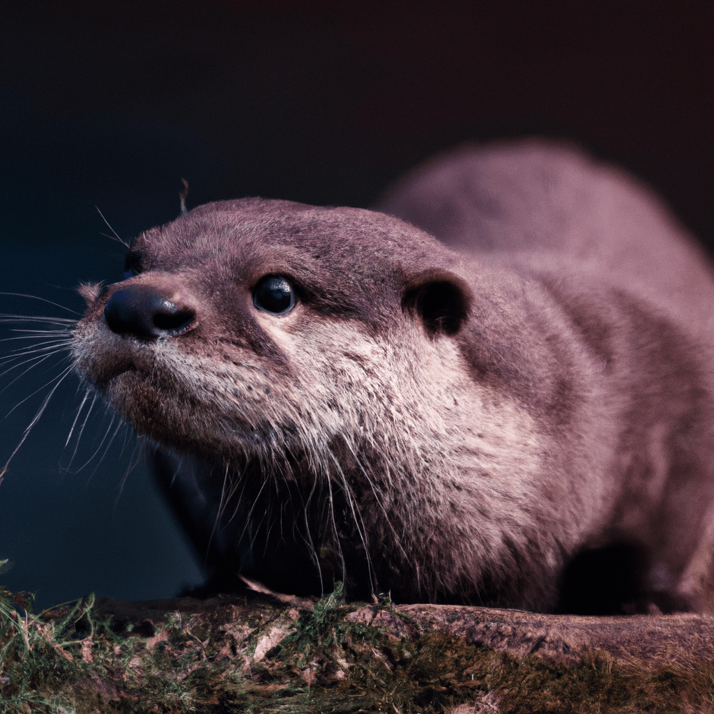 4 - [Photograph: Exploring the otter's secret world]. Canon 100 mm f/2.8. A captivating image captures an otter in its natural habitat, shedding light on its hidden world.. Sigma 85 mm f/1.4. No text.