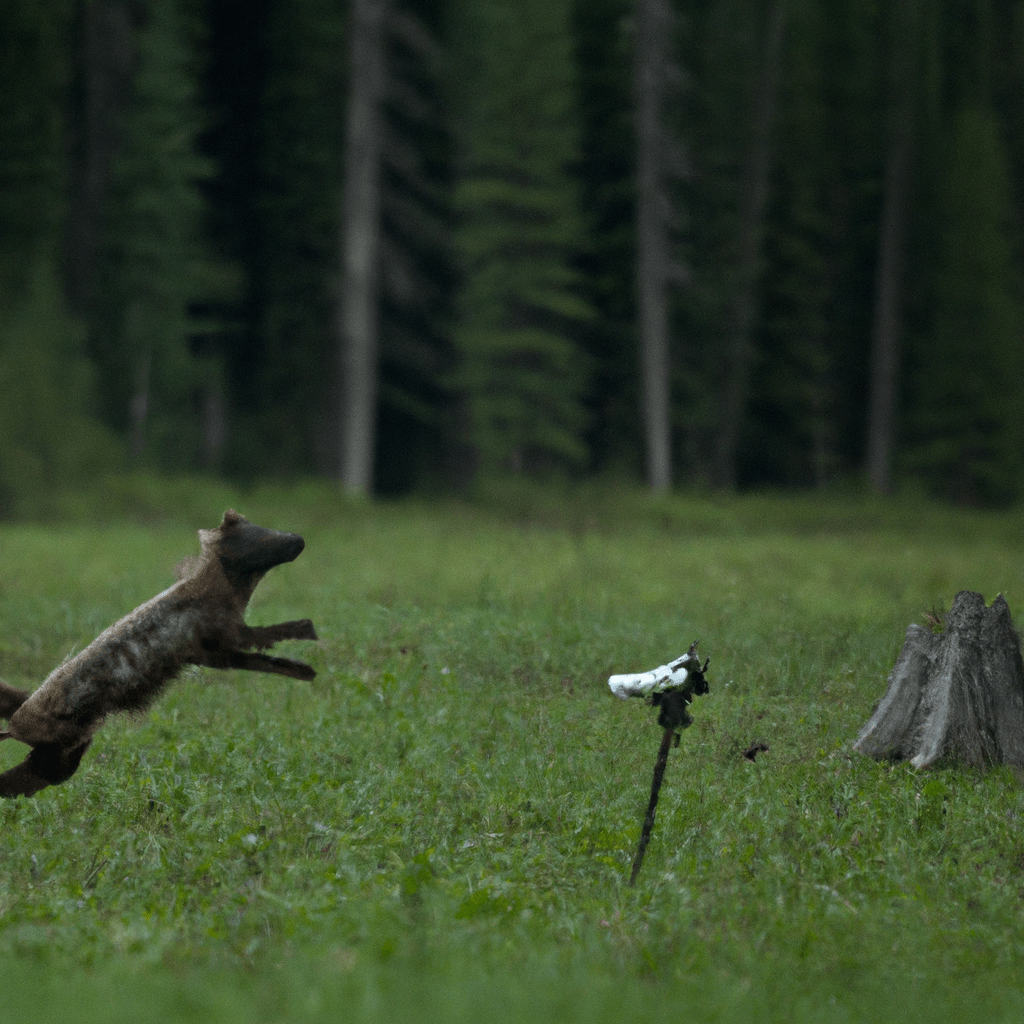 3 - An image capturing a predator caught in the act by a motion-activated camera trap. Invaluable data on their behavior can be gathered through the use of these devices. Sigma 85 mm f/1.4. No text.. Sigma 85 mm f/1.4. No text.