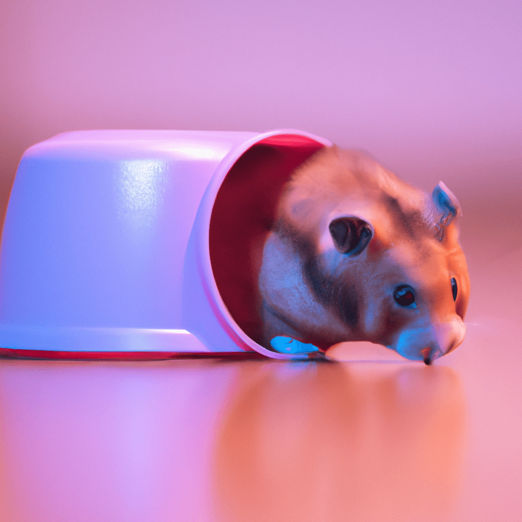 A photo capturing the secret life of hamsters in their natural habitat. The wildlife camera reveals their daily routines, nocturnal behavior, and hidden grooming rituals. Sigma 85 mm f/1.4. No text.. Sigma 85 mm f/1.4. No text.