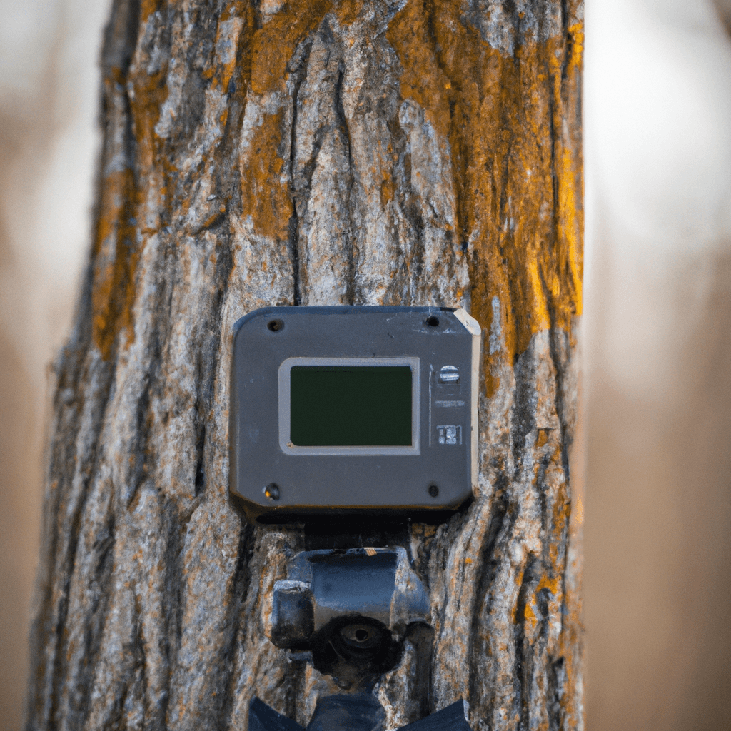 A photo of a trail camera capturing clear and detailed images of wildlife behavior and movements.. Sigma 85 mm f/1.4. No text.