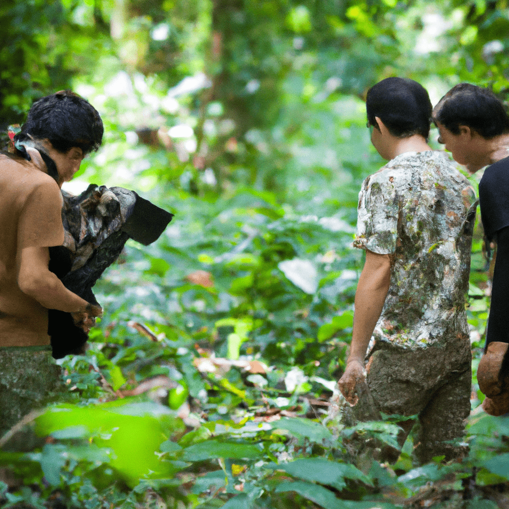 2 - [Image: A group of researchers monitoring wildlife using a high-tech trail camera in a dense jungle.]. Canon 70-200 mm f/2.8. No text.. Sigma 85 mm f/1.4. No text.