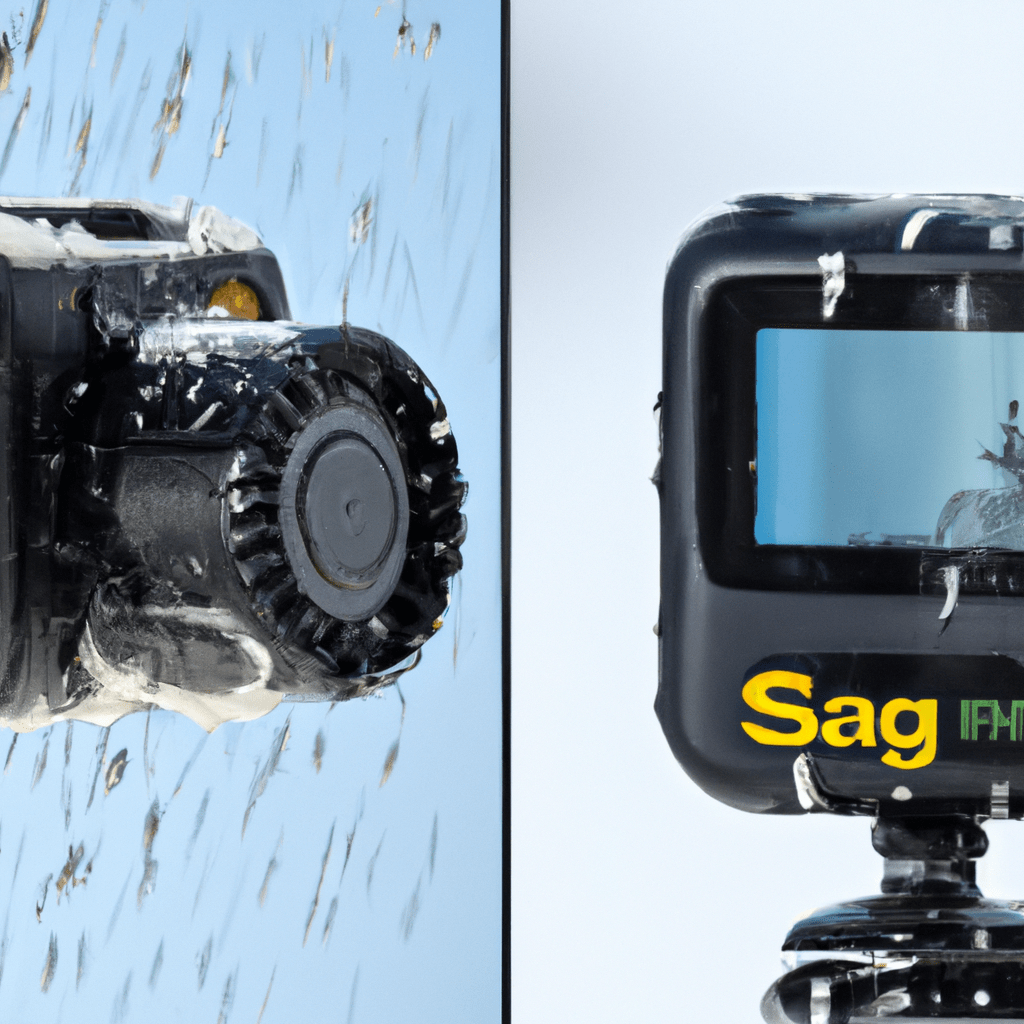 A photograph of a weatherproof and waterproof trail camera capturing clear images in extreme outdoor conditions. Sigma 85 mm f/1.4.. Sigma 85 mm f/1.4. No text.