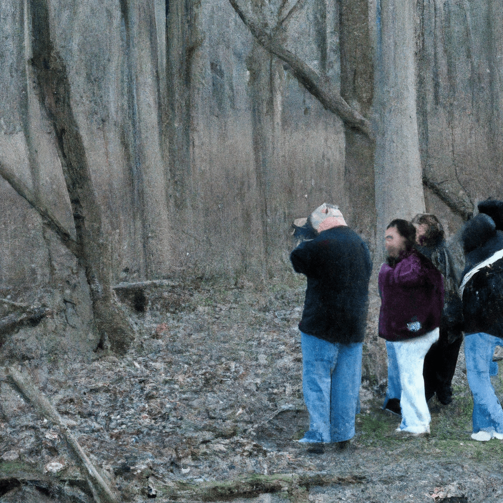 4 - [Photo description: A group of tourists in a wildlife reserve observing animals through a trail camera. The camera blends seamlessly into the environment, allowing for natural animal behavior to be captured without disturbance.] Canon 80D with a 24-70 mm lens. No text.. Sigma 85 mm f/1.4. No text.