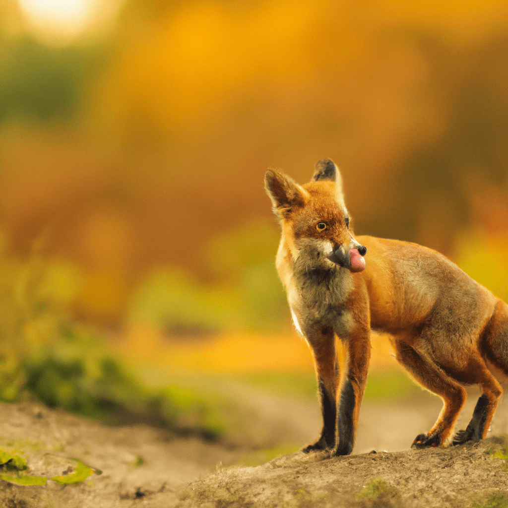 A fox caught on camera in its natural habitat, revealing secrets of its elusive lifestyle. #WildlifePhotography. Sigma 85 mm f/1.4. No text.