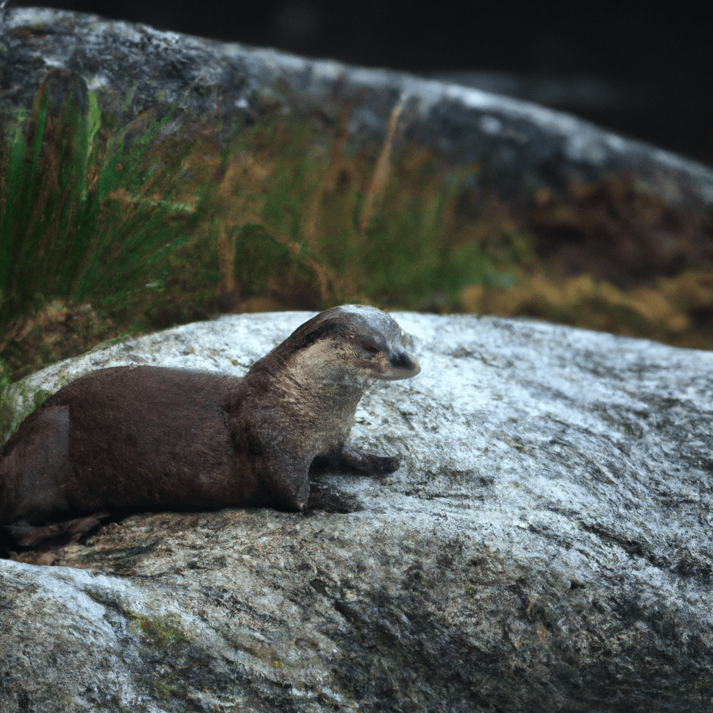 2 - [Photo] A captivating image of a rocky landscape, showcasing the natural habitat of the elusive Eurasian otter and the importance of preserving it.. Sigma 85 mm f/1.4. No text.
