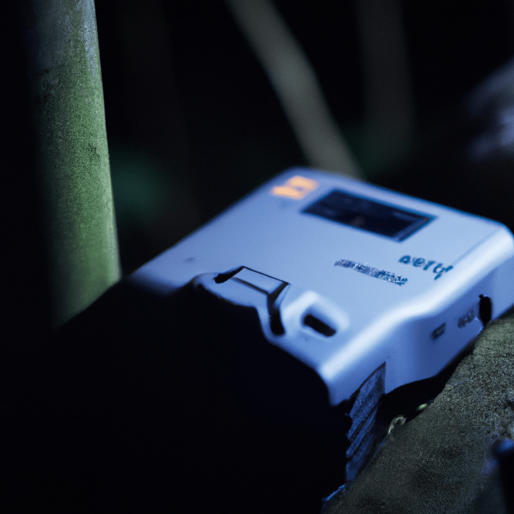 A photo of a wildlife camera capturing an elusive nocturnal creature in its natural habitat. Sigma 85 mm f/1.4. No text.. Sigma 85 mm f/1.4. No text.