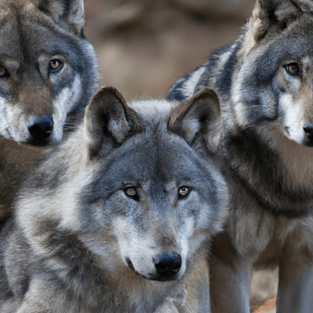 4 - [A stunning image of a wolf pack, captured by a remote camera in their natural habitat]. Canon 100-400mm f/4.5-5.6. The hidden lens reveals the true beauty of their territorial dynamics.. Sigma 85 mm f/1.4. No text.