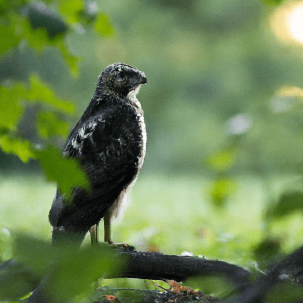 A ground-breaking capture: Witness the first-ever photo of a majestic forest hawk taken by a hidden camera. This groundbreaking moment opens the door to studying and understanding these elusive birds in their natural habitat. A game-changer for wildlife research and conservation efforts. Sigma 85 mm f/1.4. No text.. Sigma 85 mm f/1.4. No text.