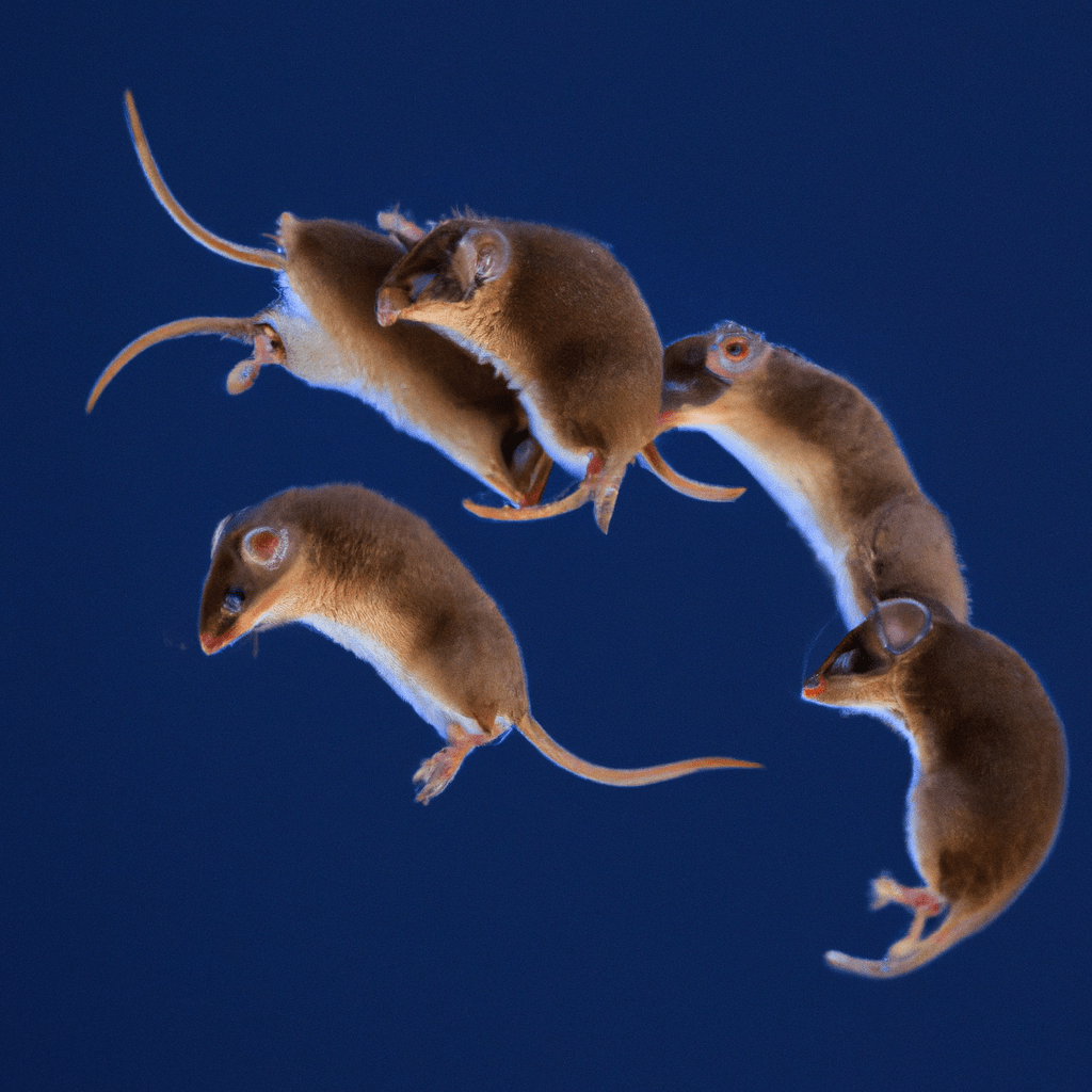 Aerial ballet: White-toothed shrews gracefully flock together in synchronized flight, maximizing efficiency in foraging and stockpiling for the upcoming winter. Showing their stunning teamwork skills.. Sigma 85 mm f/1.4. No text.