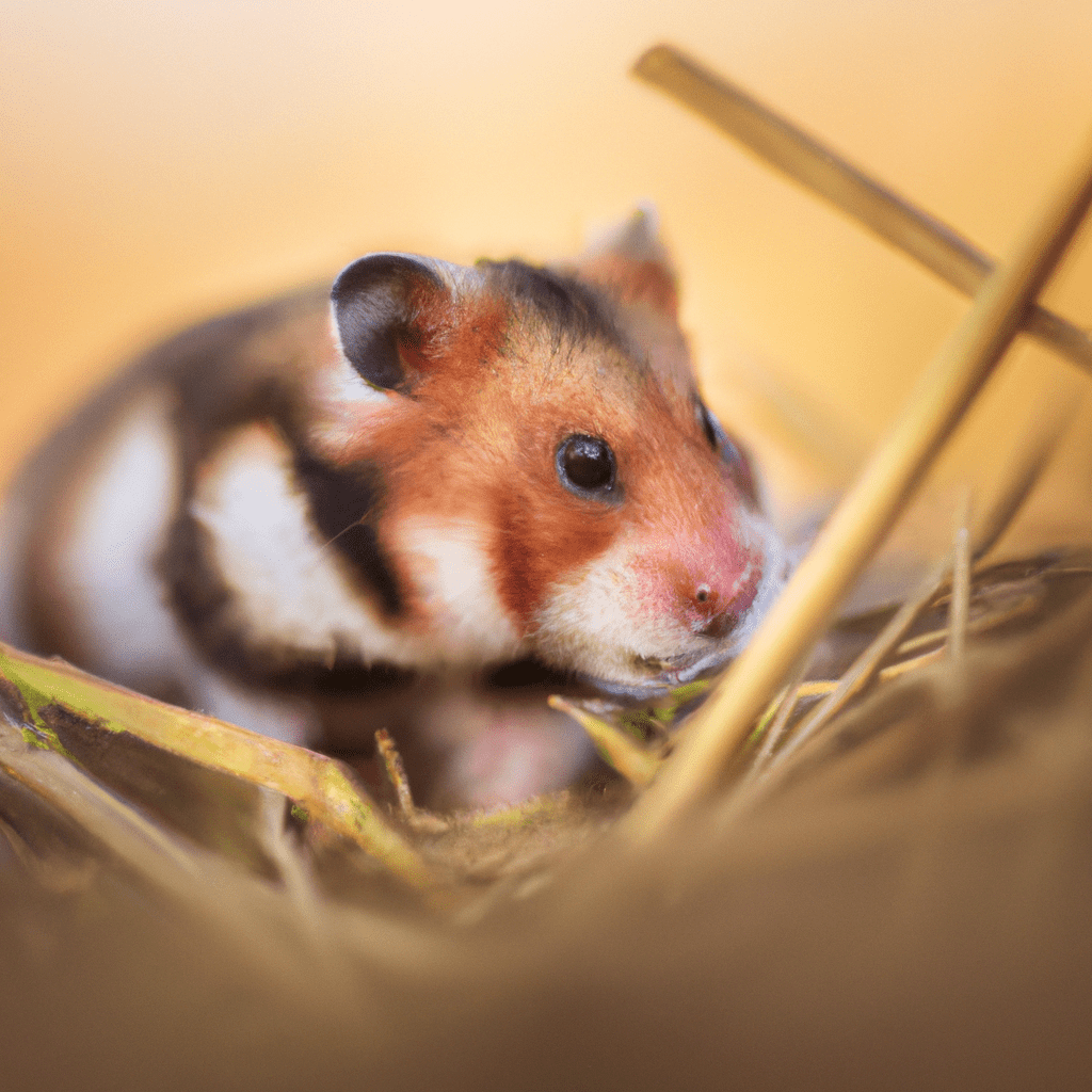 A curious hamster exploring its ecosystem, reflecting changes in the environment. Valuable insights into ecosystem health.. Sigma 85 mm f/1.4. No text.